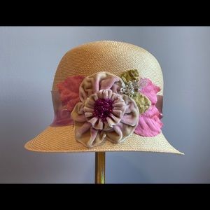 Louise Green cloche straw hat